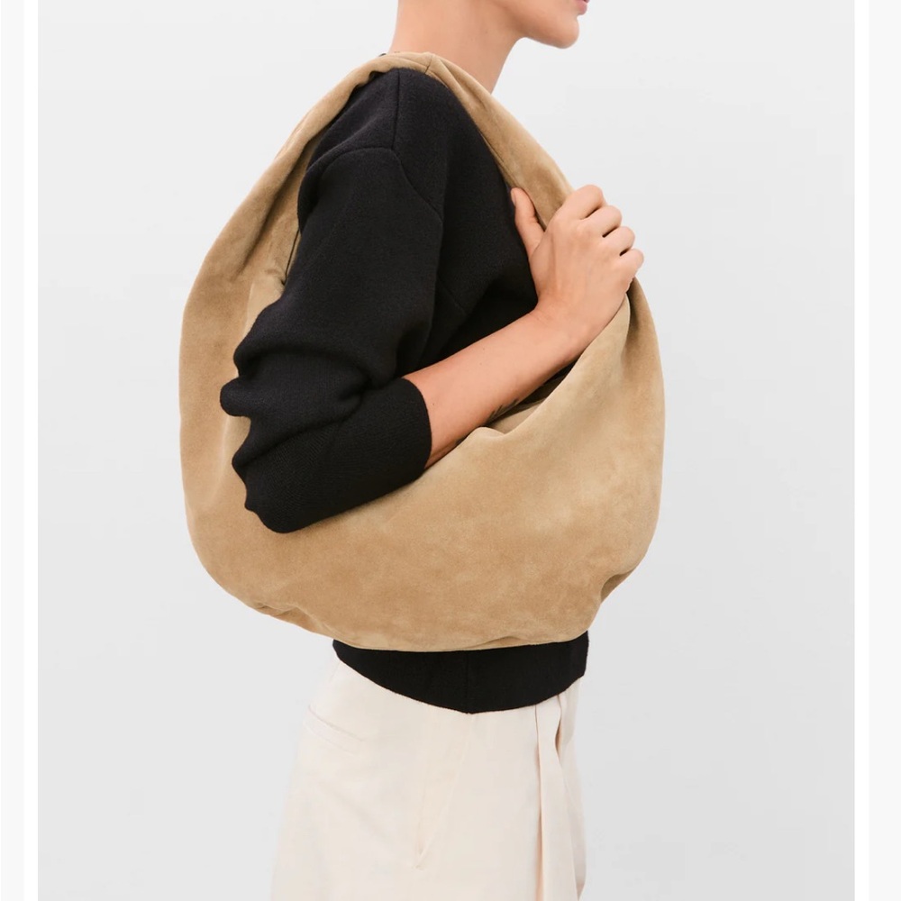 Flattered Alva - Sand Suede Bag